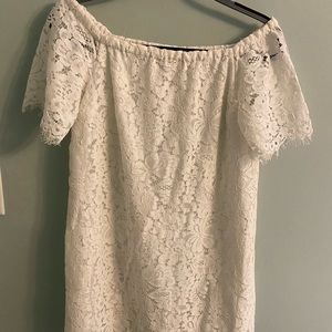 White Off Shoulder Dress